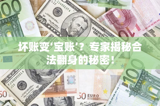 武汉坏账变‘宝账’？专家揭秘合法翻身的秘密！