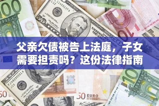 武汉父亲欠债被告上法庭，子女需要担责吗？这份法律指南必须看完