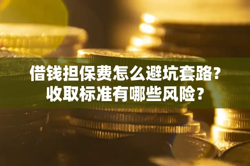 武汉借钱担保费怎么避坑套路？收取标准有哪些风险？