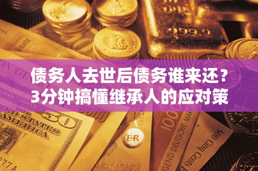 武汉债务人去世后债务谁来还？3分钟搞懂继承人的应对策略