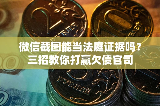 武汉微信截图能当法庭证据吗？三招教你打赢欠债官司